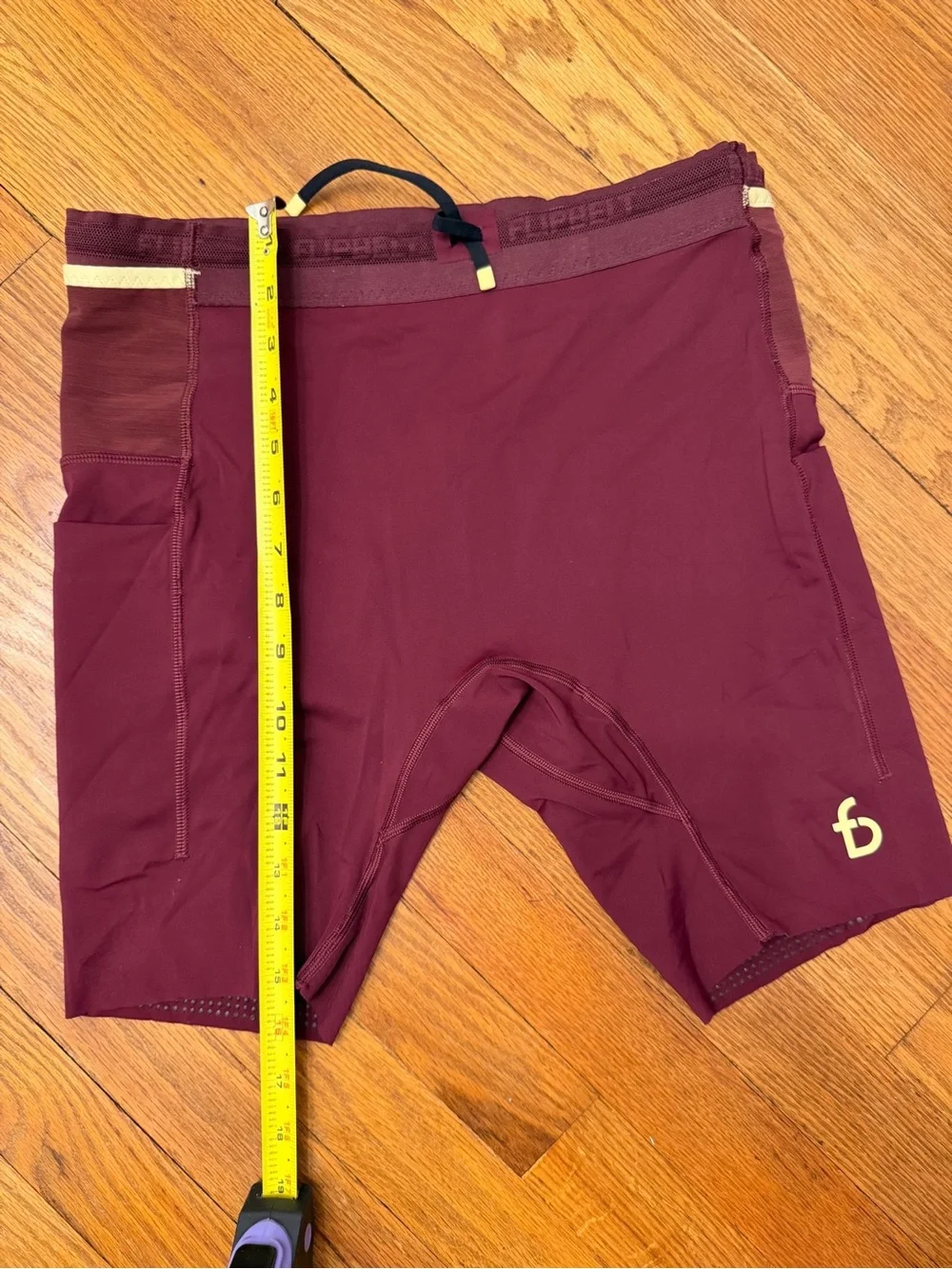Flipbelt Maroon Half Tights